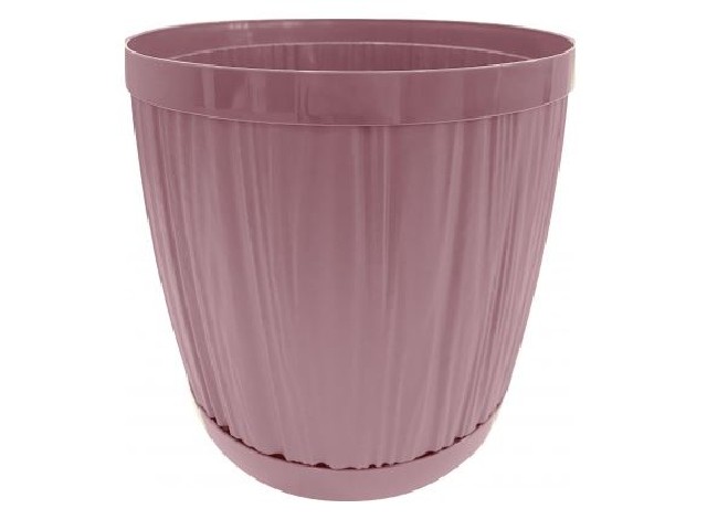 Горшок для цветов InGreen BARCELONA 6,5л, D240мм Морозная слива